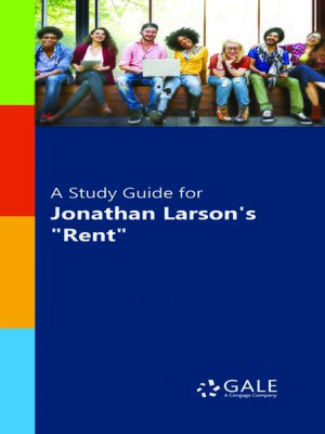 cover image of A Study Guide for Jonathan Larson's "Rent"